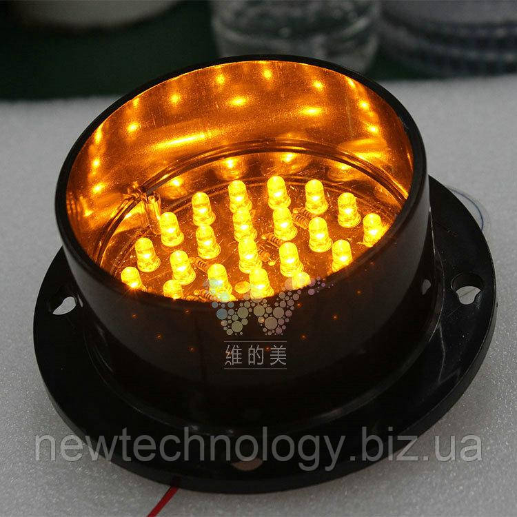 Модуль світлодіодний жовтий, 100 мм, 12VDC, WDM-C100-Y