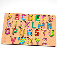 Дерев'яний пазл англійська абетка