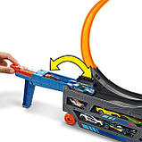 Хот Вілс Автовоз Трек трансформер Трюки та Перегони Hot Wheels Stunt & Go Transforming Track GCK38 Mattel ОРИГІНАЛ!, фото 4