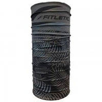 Шарф-труба для бега Fitletic Multi Scarf Headwear (FL-MSF-AMZ09-grey/black), серый