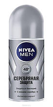 Дезодорант-антиперспірант NIVEA MEN Срібний Захист Ролик 50 мл