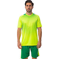 Футбольная форма M8606-LG (PL, р-р M-3XL, рост 165-185, салатовый-зеленый, шорты зеленые)