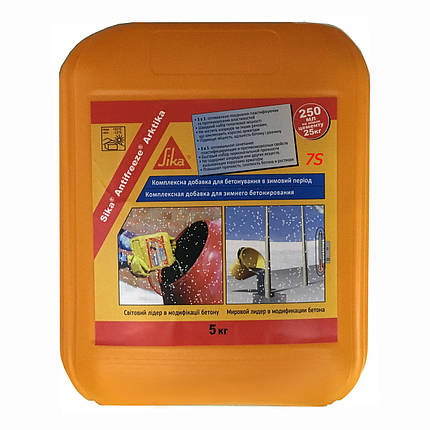 Комплексна добавка для бетонування Sika Antifreeze.Arktika 5 кг, фото 2