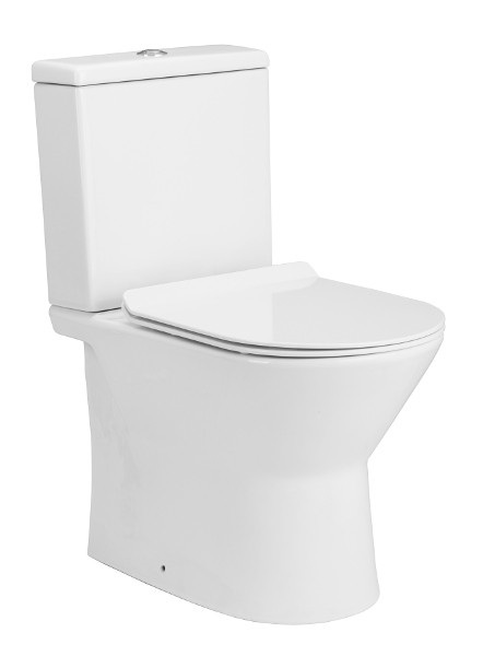FIESTA RIM Компакт Унітаз Без обідка з кришкою Slim slow-close, Volle 13-77-323, фото 1