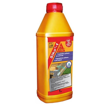 Гідрофобна домішка до бетону Sika-1 1 кг, фото 2
