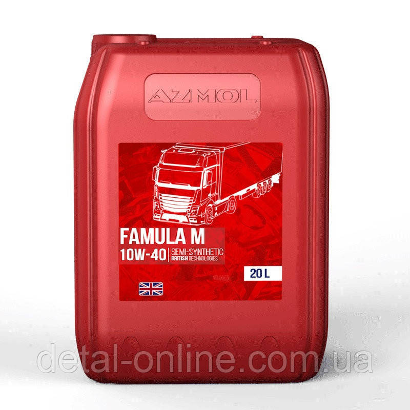 Моторна олива AZMOL Famula M 10W-40 20 л