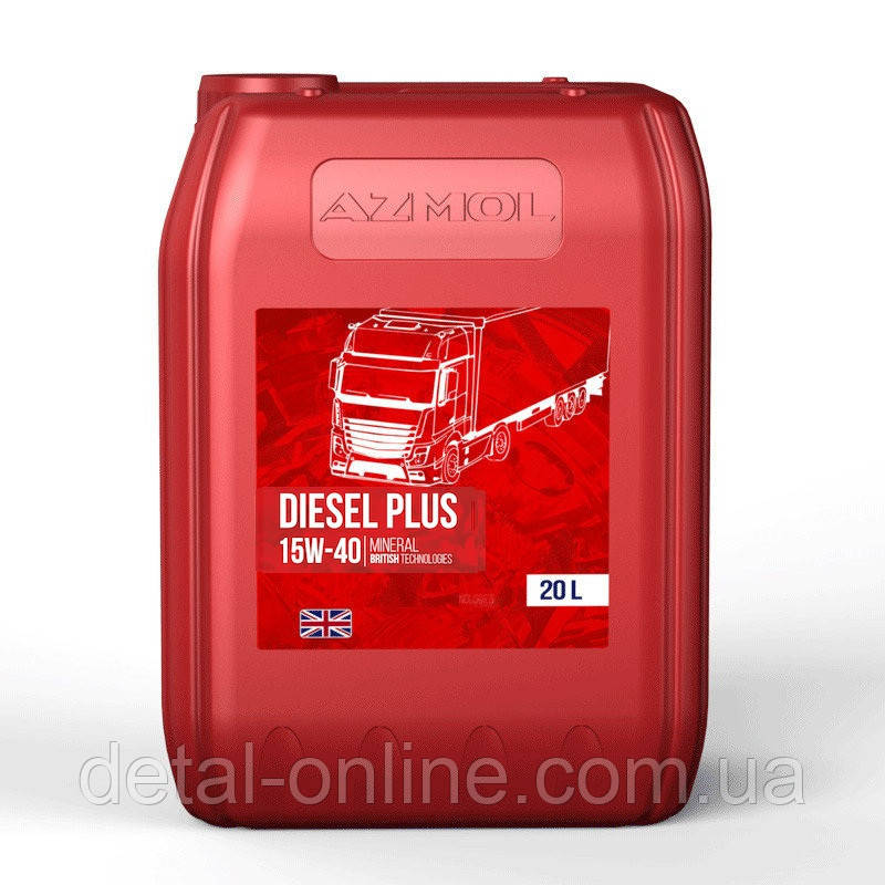 Моторна олива AZMOL Diesel Plus 15W-40 20 л