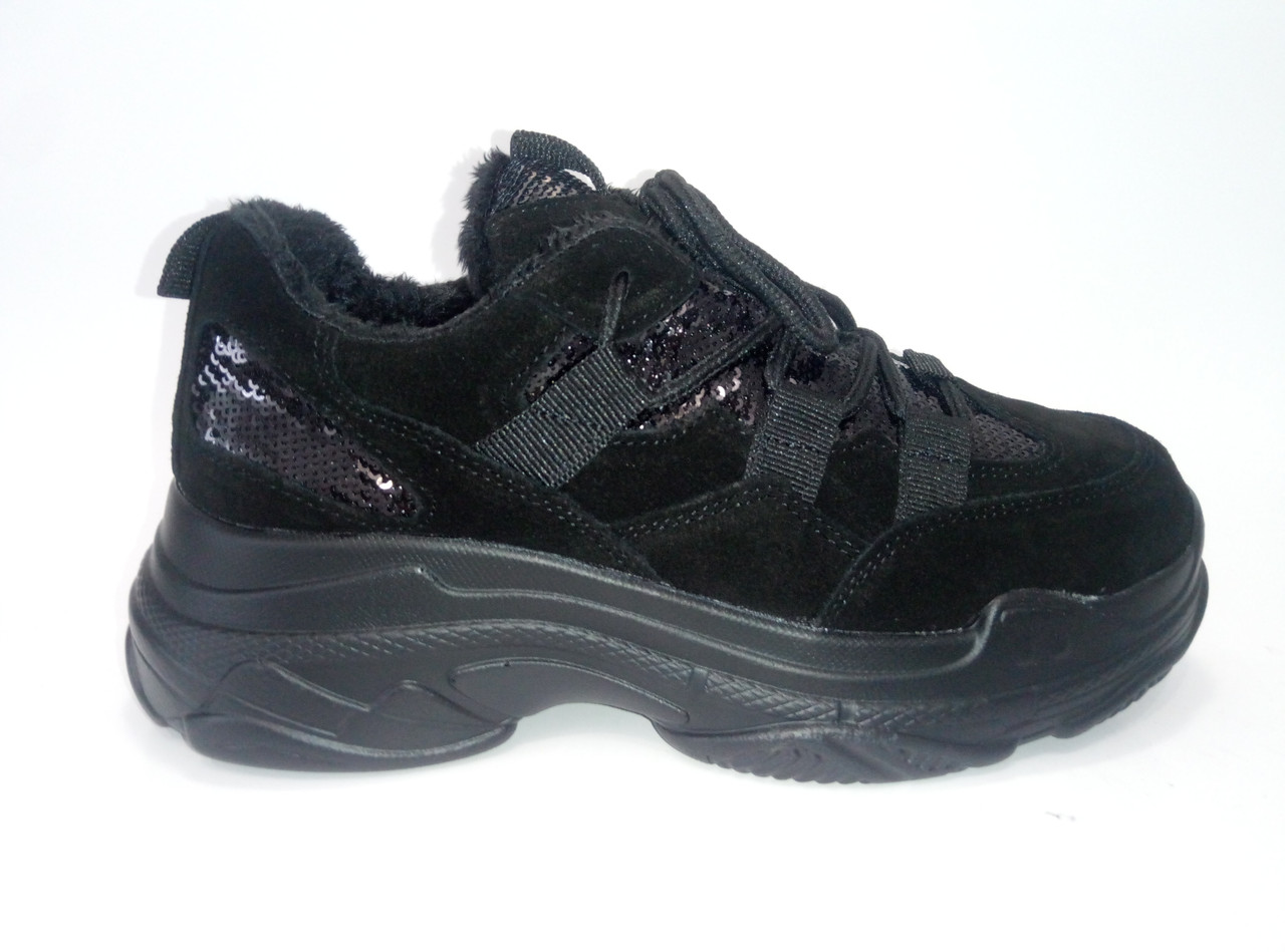 Жіночі шкіряні осінні кросівки ТМ Allshoes