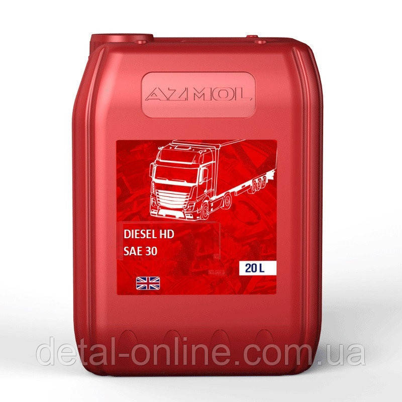 Моторна олива AZMOL Diesel HD SAE 30 20 л (М-10Г2К)
