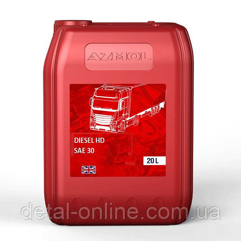 Моторна олива AZMOL Diesel HD SAE 30 20 л (М-10Г2К), фото 1