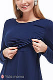 Жіночна сукня для вагітних і годування OLIVIA DR-39.031, синя, фото 5