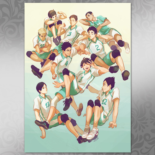 Плакат A4 Аниме Haikyuu! 054