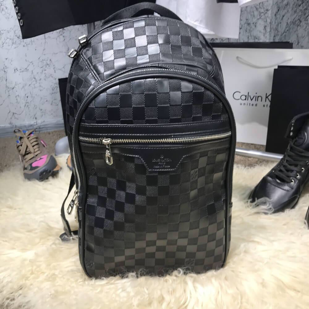 Рюкзак ранец большой ручная кладь Damier Луи Витон) LV