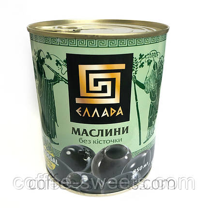 Маслини без кісточки "Еллада" (colossal калібр 121-140) 850гр, фото 2