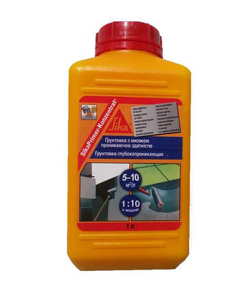 Концентрат универсальной акриловой грунтовки Sika Primer-Konzentrat 1 л, фото 2