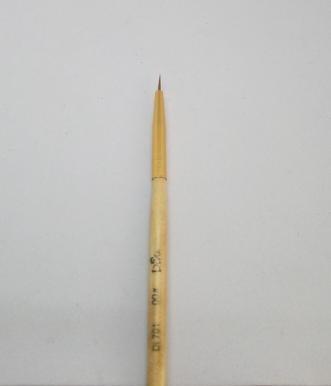 Пензель прямий для моделювання гелем Di 701 №00