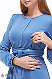 Елегантна сукня для вагітних і годування SHANTE DR-39.081, блакитна розмір 44, фото 4