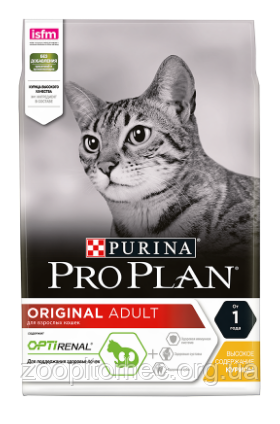Корм Pro Plan (Про План) ORIGINAL для дорослих кішок (курка), 10 кг