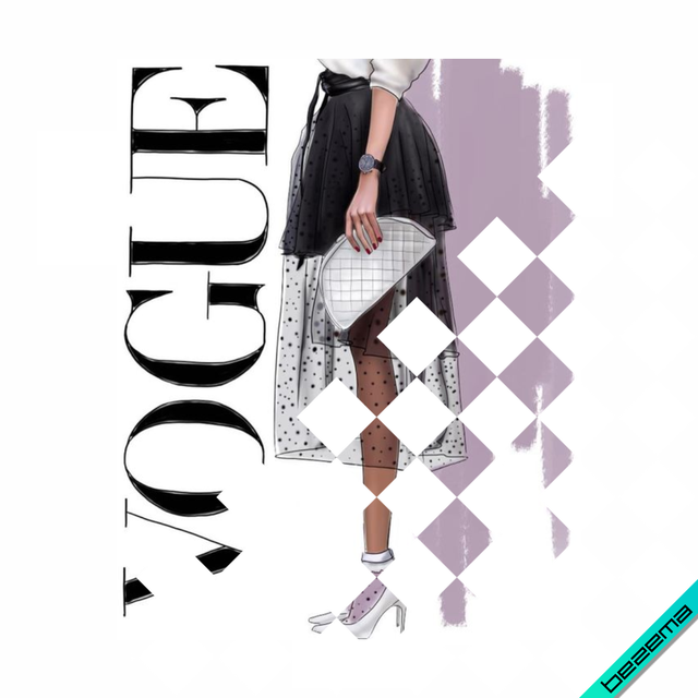 Термодрук на плащі термо Мода Vogue [Свій розмір і матеріали в асортименті]