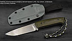 Накладки Мікарта для рукоятки ножа № 92492 Колір: темно зелений з візерунком 8,2х80х130 мм, фото 2