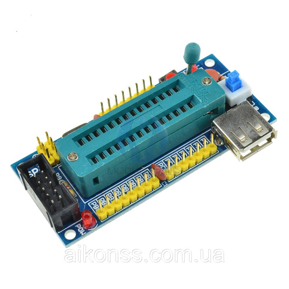 Адаптер до програмитора Plassion макетна плата AVR ATmega48 ATmega88 USB, фото 1