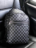 Рюкзак портфель ручний поклаж LV Louis Vuitton люкс Луї Вітон Black, фото 6