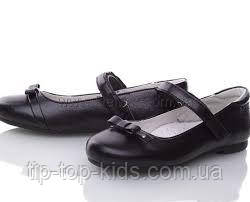 Туфлі для дівчинки Apawa 107-1 H black чорні р.36