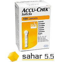 Ланцеты Акку Чек Софткликс (Accu-Chek Softclix) 100шт. для глюкометров Акку-Чек Актив и Перформа