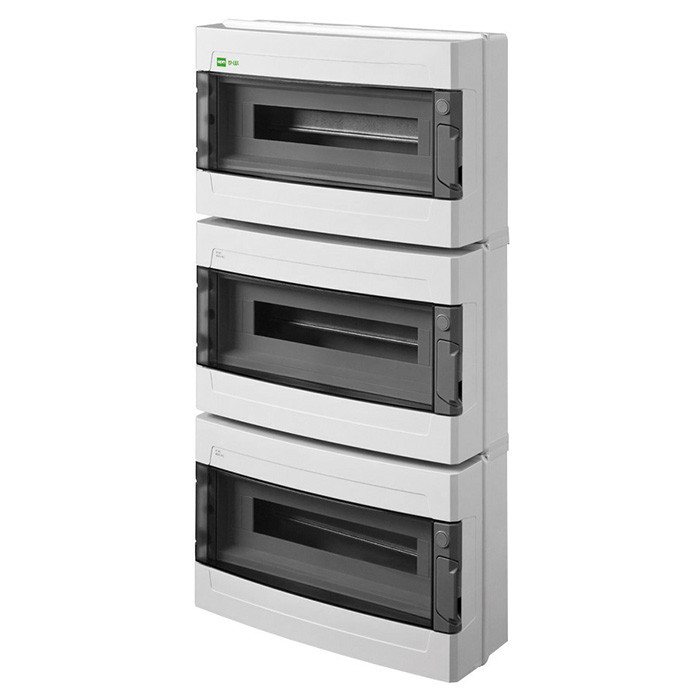 Накладний розподільний щит EP-LUX Plus, IP65 54 модуля (3x18) (PE+N), фото 1