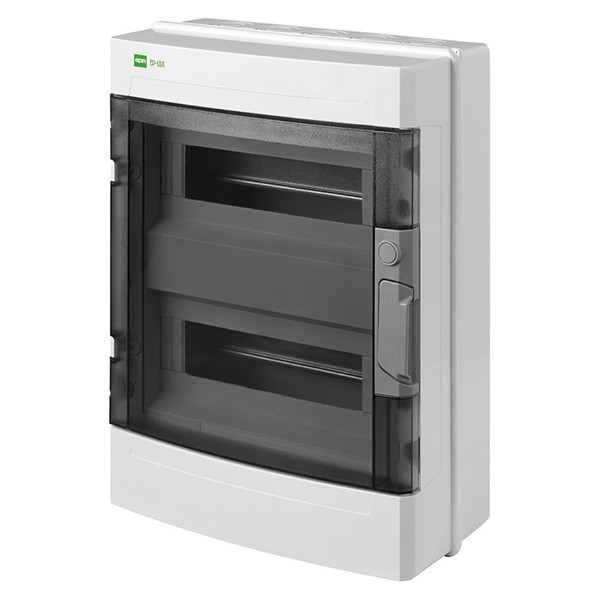 Накладний розподільний щит EP-LUX Plus, IP65 24 модуля (2x12) (PE+N), фото 1