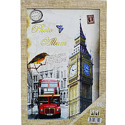 Фотоальбом сімейний "Париж - вежа Big - ben" 300/10х15см. (подарункова коробка)