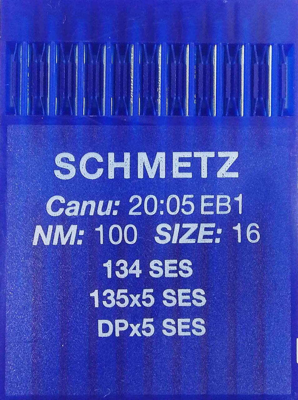 Голки Schmetz DPx5, SES №100 для промислових швейних машин