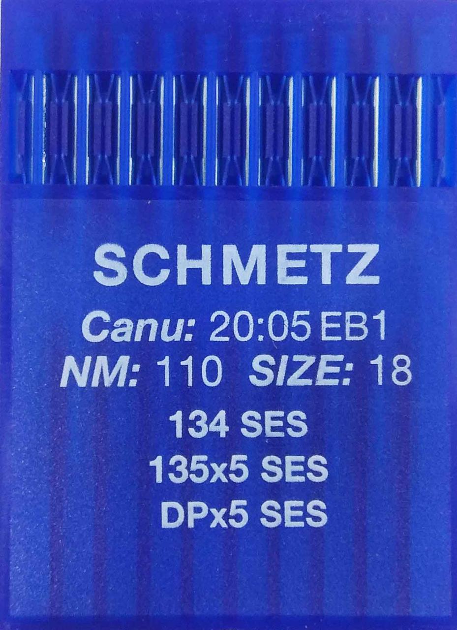 Голки Schmetz DPx5, SES №110 для промислових швейних машин