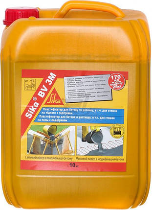 Пластифікатор для бетону Sika BV 3M 10 кг, фото 2