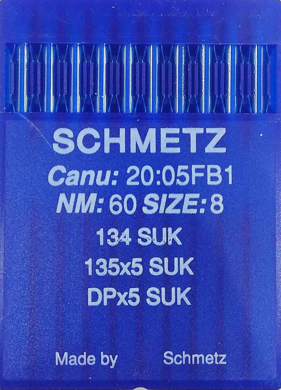 Голки Schmetz DPx5, SUK №60 для промислових швейних машин