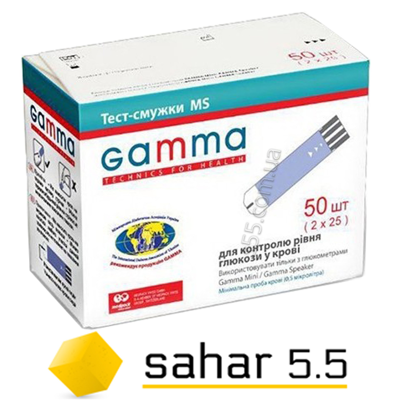 Смужки Гамма МС 50 шт., Gamma MS