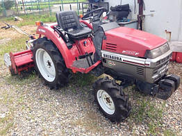 Японський міні-трактор Shibaura P185F з грунтофрезою Б/У