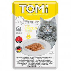 TOMi Sterilised Chicken in Jelly ТОМІ СТЕРИЛАЙЗИД КУРЯЧЕ В ЖЕЛЕ, 85 гр