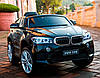 Дитячий електромобіль БМВ Х6 BMW X6 білий (чорний, червоний). JJ2199EBR-1. Колеса EVA, шкір. сидіння, світло, USB., фото 3