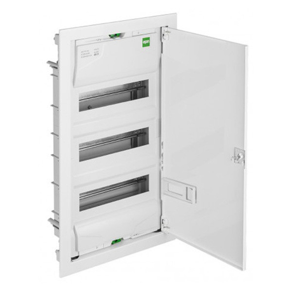 Вбудовуваний розподільний щит ELEKTRO-PLAST MSF RP 36 модулів (3x12) IP30 (N+PE) з металевими дверцятами (2003-00), фото 1
