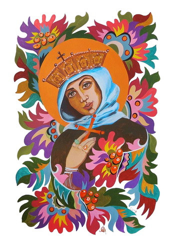Листівка "Княжина Ольга"
