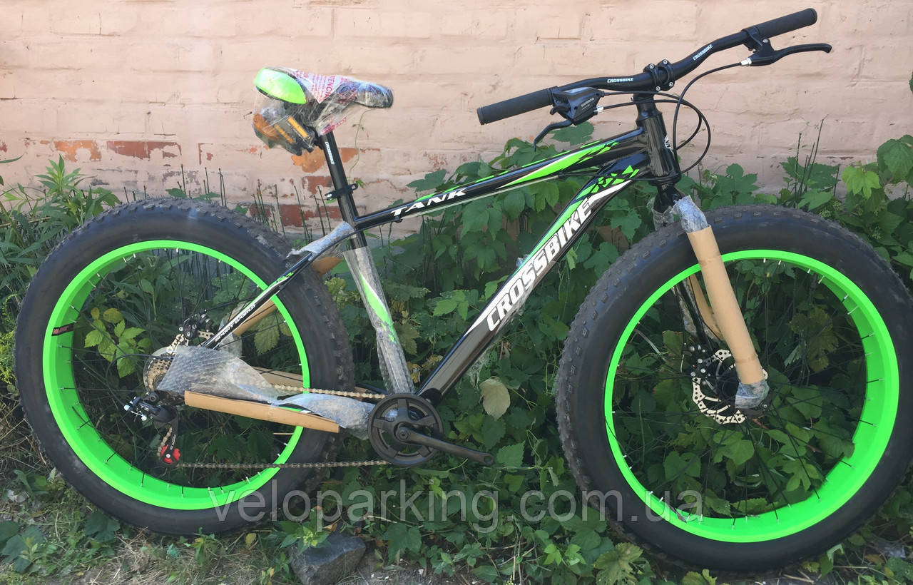 Велосипед позашляховик фетбайк Cross Tank 26 (fatbike) 2019