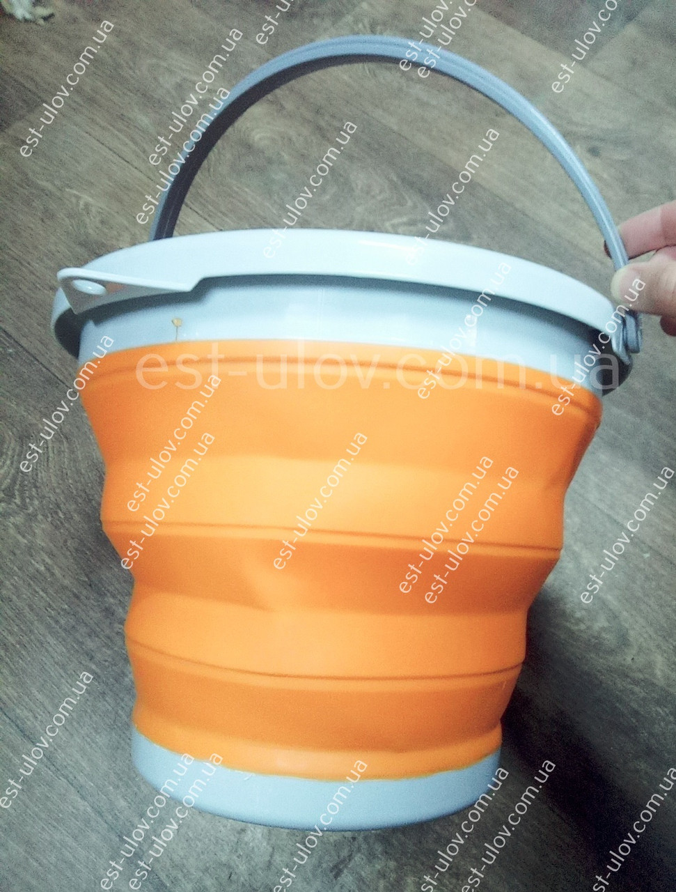 ВЕДРО СКЛАДНЕ ФІДЕРНЕ 32*24 на 8 Л ДЛЯ ЗАМІСУ ПРИКОРИМКИ