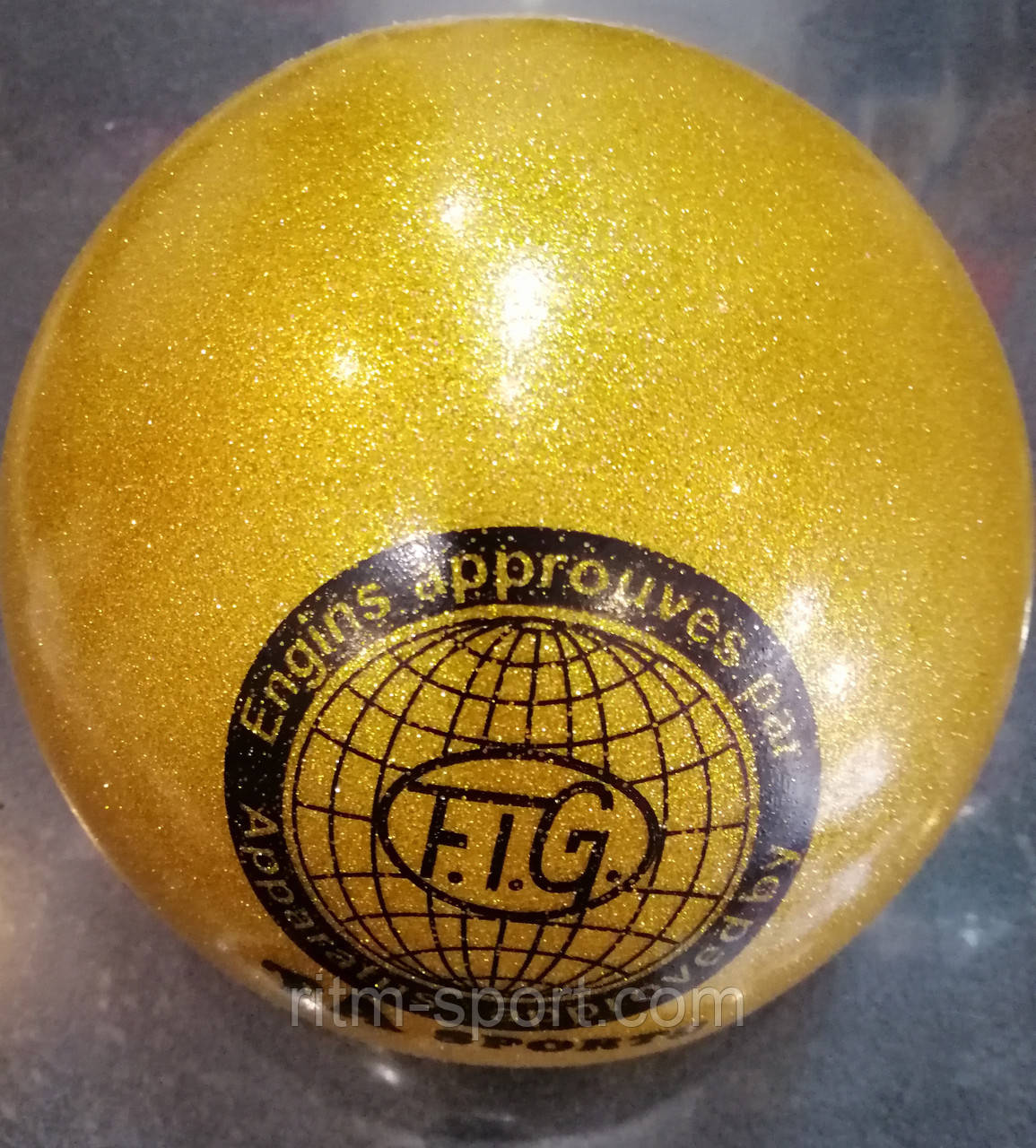 Мяч для художественной гимнастики, d 18,5 см, вес 400 г - фото 2 - id-p454964966