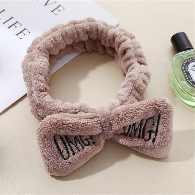 Пов'язка для волосся OMG бежева, фото 1