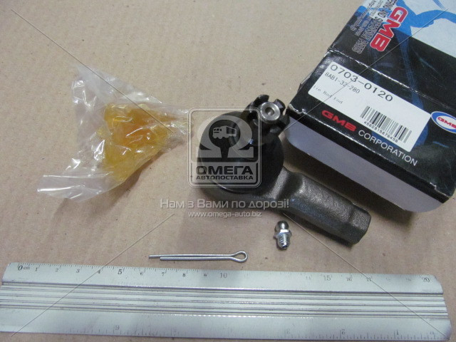 Наконечник тяги кермовий MAZDA 323 (Мазда 323) зовнішній (пр.во GMB), фото 1