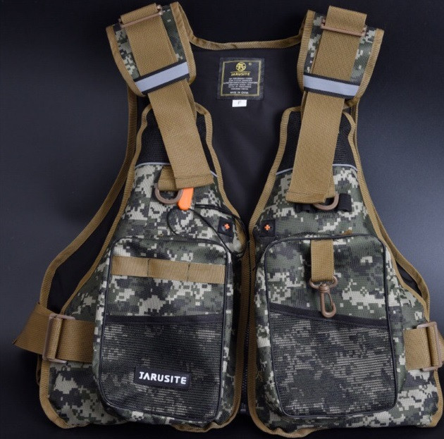 Палет спиннингіста Розвантаження спиннингіста риболовний жилет + рятувальний жилет 2 в 1 Leo, фото 1