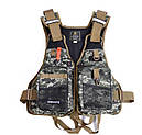 Палет спиннингіста Розвантаження спиннингіста риболовний жилет + рятувальний жилет 2 в 1 Leo, фото 2