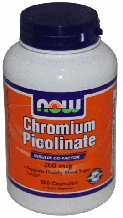 Піколінат Хрому Now Foods Chromium Picolinate 200 mcg 250 капсул