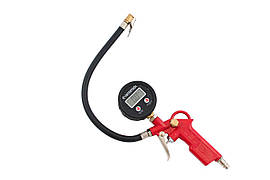 Пневмопістолет для підкачки коліс Intertool 10 bar з цифровим манометром